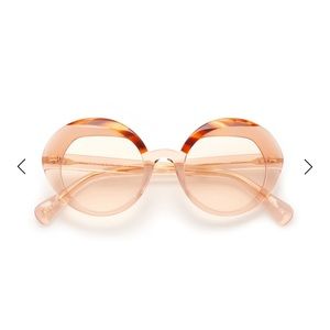 Kaleos Parker 5 sunglasses in monochrome transparent pink